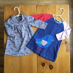 Bird themed Baby Boden Dresses
